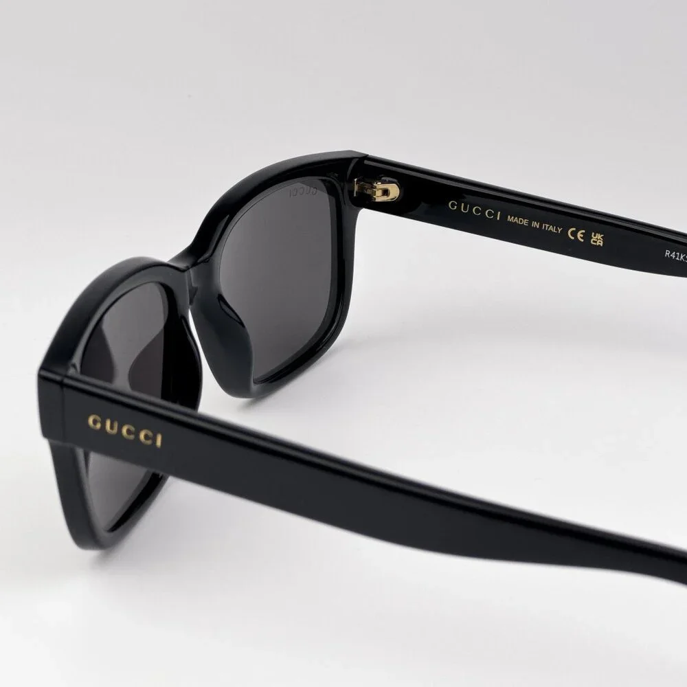 Gucci Sunglasses – Black Square Frame with Grey Lenses (GG1583S 001)